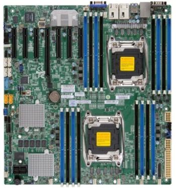 !BAZAR! X10DRH-iT 2S-R3,PCI-E16(g3),6PCI-E8(g3),2×10GbE-T, 8sATA3,16DDR4-2400,IPMI~