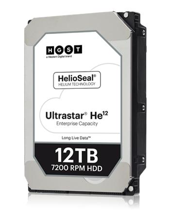 12TB WDC Ultrastar He12/HC520 - 7200rpm, SAS3, 512e, 256MB, (ISE), P3, 3,5"