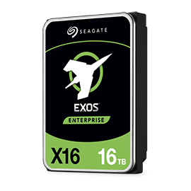 16TB Seagate Exos16 (Helium) - 7200rpm, SAS3, 512e/4kn, 256MB, 3,5"