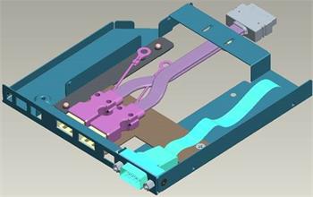 2×USB3/COM port tray pro do slim DVD pozice pro SC825/LA25