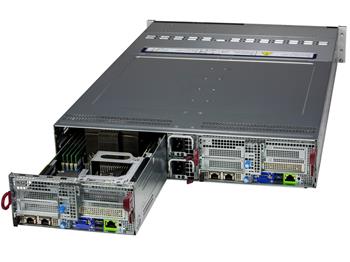 2U2N BigTwin 621BT-DNTR 2×(2S-E(300W), noLAN,6sATA/NVMe4/5, 16DDR5, 3PCI-E16/-E8g5LP, AIOM, 2M.2, IPMI, rPS (80+TIT)