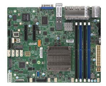 A2SDV ATX Atom C3758 (QAT, 25W, 8c@2,2GHz, pas.), PCI-E4,8×1GbE,2×1GbE SFP, 4DDR4-2400,M.2,5sATA, IPMI~