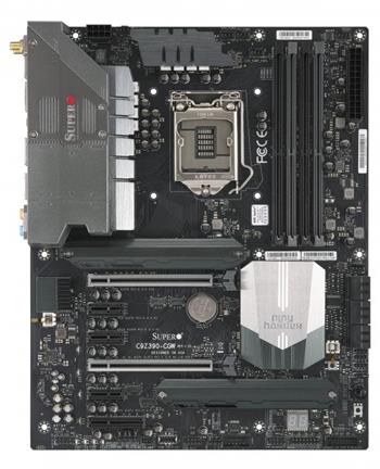 C9Z390-CGW iZ390,S1151,2PCI-E16g3,E4,3E1,2GbE,4DDR4,6sATA,2M.2,HDMI,2DP,audio,ATX,retail