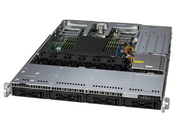 CloudDC 1015CS-TNR 1U SP5(400W), noLAN, 4sATA3/NVMe5, 2M.2,12DDR5, 2AIOM,2PCI-E16g5, IPMI,RoT, rPS 800W (80+PLAT)