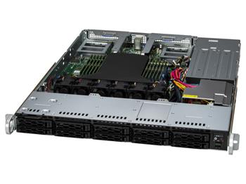 CloudDC 1115CS-TNR 1U SP5(400W), noLAN, 10SFF/NVMe5, 2M.2, 12DDR5, 2AIOM,2PCI-E16g5, IPMI, RoT, rPS 860W (80+PLAT)