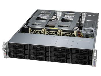 CloudDC 2015CS-TNR 2U S-SP5(400W), noLAN, 12sATA3/NVMe5,2M.2,12DDR5, 2AIOM,4PCI-E16g5, IPMI RoT, rPS 1,2kW (80+TIT.) L9