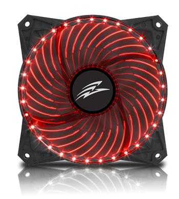 EVOLVEO 12L2RD, ventilátor, 120mm, 33 LED, červený, 3pin