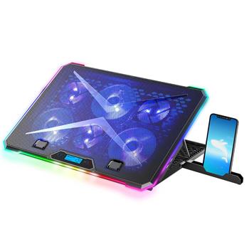 EVOLVEO Ania 9 RGB, nastavitelný podstavec pro notebook