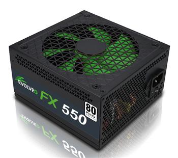 EVOLVEO FX 550, zdroj 550W ATX, 14cm, tichý, 80+, white