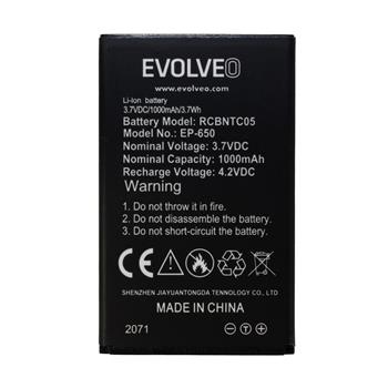 EVOLVEO originální baterie 1000 mAh pro EasyPhone XG (EP-650)