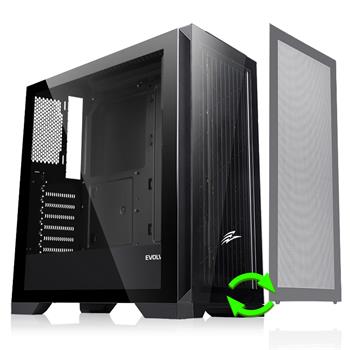 EVOLVEO Ptero Q2, 2x čelní panel - sklo /mřížka, case ATX