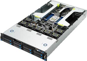 GPU server ESC4000A-E10 2U SP3,4GPU(E16g4),2-E16LP, E8LP/OCP3, 2GbE, 6sATA&2sATA/NVMe, IPMI, 8DDR4, rPS 1,6kW (80+PLAT)