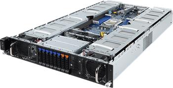 GPU Server G292-Z22 2U S-SP3(240W), 8GPU(E16g3),2PCI-E16(g4)LP, 2×10GbE(SFP+),8SFF,2M.2, IPMI, 8DDR4, 2+0 (80+PLAT)