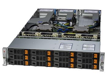 Hyper 2025HS-TNR 2U 2S-SP5(400W), noLAN, 12sATA/NVMe5, 2M.2, 24DDR5, 1AIOM,8PCI-E8g5, IPMI, RoT, rPS 1,6kW (80+TIT.) L9