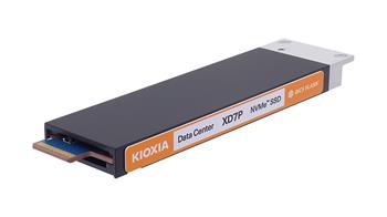 Kioxia SSD XD7P 7,68TB NVMe4 (E1.S"/9,5mm), PCI-E4g4, 1550/200kIOPS, BiCS TLC, 1DWPD, SED