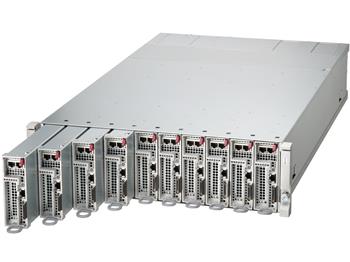 MicroCloud 3015MR-H10TNR 3U 10×(frontIO, AM5, noLAN,4DDR5-5200,PCI-E16g5, microLP, 2sATA+2NVMe4,IPMI), rPS 4×2kW(80+TIT)