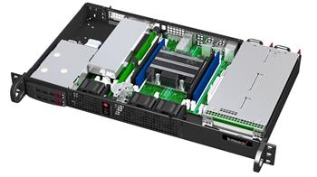 SC506TQC-R301 mini1U (25cm) FlexATX/mITX 65Wcpu, 2SFF(hotswap), rPS 300W(80+GOLD),1PCI,noCD