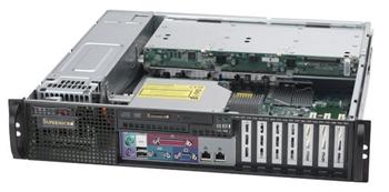 SC823MTQ-R710LP mini2U eATX13, 3sATA/SAS,slim DVD,LP,frontIO,rPS 48V DC,černé