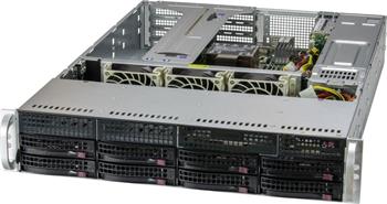 SC825B2TQC-R920W 2U WIO, 4sATA/SAS4/NVMe5+2SATA/SAS+2SFF,slimCD, rPS 920W (80+ PLAT.),černé