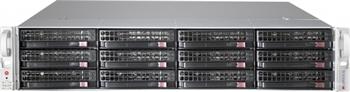 SC826BA-R1K28LPB 2U eATX13,12sATA/SAS(3×SFF-8087)+2SFF,noCD,rPS (80+PLAT),7LP, černé