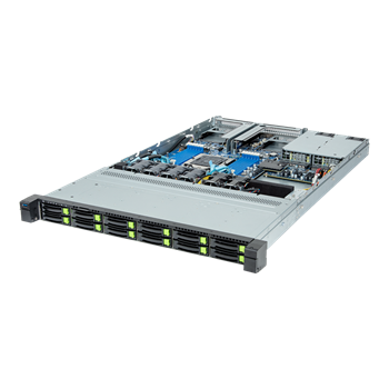 Server R163-Z32 1U SP5(400W), 1GbE, 12NVMe4/SFF, M.2, 12DDR5, 2PCI-E16(g5), 2OCP3, IPMI, rPS (80+ TIT.)