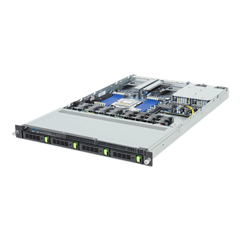 Server R163-Z34 1U SP5(400/500W), 1GbE, 4NVMe5/sATA, M.2, 12DDR5, 2PCI-E16(g5), 2OCP3, IPMI, 1k3W rPS (80+ PLAT.)
