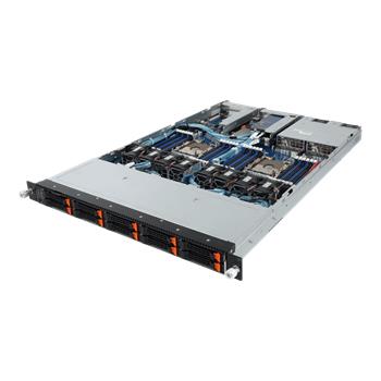 Server R181-NA0 1U 2S-P, 2GbE, 10NVMe, VROC, IPMI, 24DDR4-2666, PCI-E16LP, OCP rPS (80+PLAT)