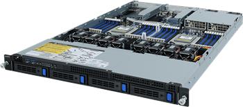 Server R181-Z90 1U 2S-SP3, 2GbE, 4sATA, ,M.2, IPMI, 32DDR4-2666, 3PCI-E16/E8LP,2OCP, rPS (80+PLAT)