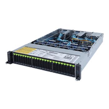 Server R282-Z94 2U 2S-SP3(240W), 2GbE, 24NVMe4, 2SFF, M.2, IPMI, 32DDR4-3200, PCI-E16(g4), IPMI, RoT, rPS (80+ PLAT.)