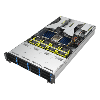 Server RS520A-E12-RS12U 2U S-SP5,2GbE, 12sATA/NVMe5, 2SFF,2M.2, 24DDR5,5PCI-E16/E8(g5),OCP3,IPMI, rPS 1k6W(80+Tit.)