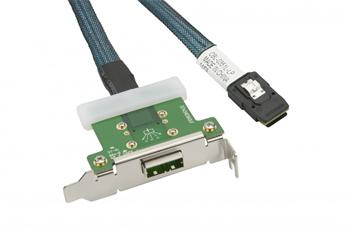 SFF-8087 -> SFF-8088 (kabel 85cm+bracket k E16 backplane) lowprofile