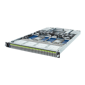 Storage Server S183-SH0 1U 2S-E(350W), 2GbE, 32×E1.S(g5), 2M.2, 32DDR5, 2PCI-E16/E8(g5), IPMI, 2kW rPS (80+TIT.)