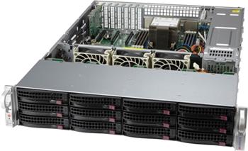 StorageServer 520P-ACTR12L 2U S-P+(270W) 2×10GbE-T, 12LFF(SAS3 HBA), 8DDR4, 4PCI-E16/8g4LP, M.2, IPMI, rPS (80+TIT)