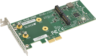 Supermicro AOC-SLG2-2TM2 - RAID pro 2×sATA3 M.2 do PCI-E2 g2 (2242/80)