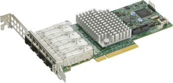 Supermicro STG-i4S - Quad port 10GbE (SFP+) PCI-E8 (g3) LP, (XL710-BM1 "Fortville")