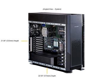 SuperWorkstation 551A-T tower S E (W-3400,350W), W790, 10GbE,1GbE, 6sATA, 4M.2,6PCI-E16g5,16DDR5, 2kW(80+PLAT)