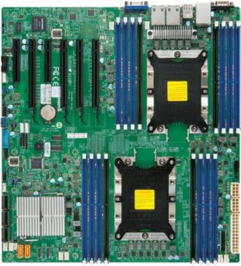 X11DPI-NT 2S-P,4PCI-E16,2-E8, 2×10GbE-T, 2NVMe(E4), M.2,14sATA3,16DDR4-2933,IPMI