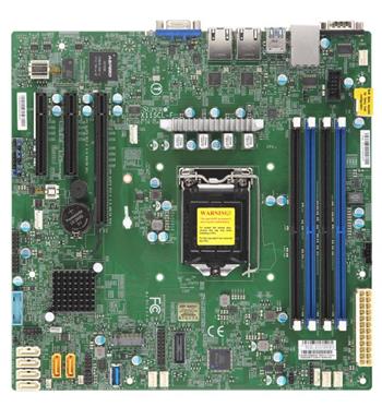 X11SCL-F iC242,LGA1151-2, PCI-E8,2PCI-E4, 2GbE,4DDR4, M.2, 6sATA,IPMI, mATX~