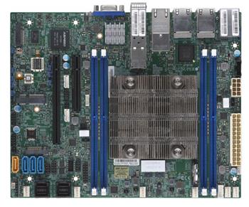 X11SDV ATX Xeon D-2123IT (60W,4c@2,2GHz,p) PCI-E16,-E8,2×10GbE-T,2×10GbE(SFP+),4GbE, 4DDR4,4sATA+8sATA/2NVMe, IPMI~,bulk