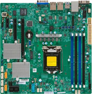 X11SSL-CF iC232,S1151,PCI-E8v16,-E4v8,-E1v2,2GbE,4DDR4, 8SAS3(HBA3008),6sATA,IPMI,mATX