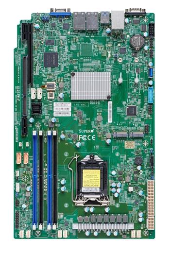 X12STW-F iC256, LGA1200(H5), WIO, 2GbE, 4DDR4-3200, 2M.2, 8sATA, IPMI, bulk